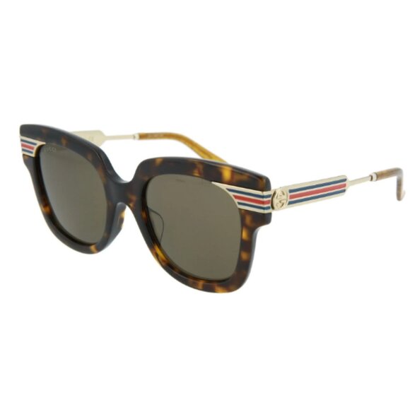 Authentic GUCCI GG0281SA-002 51-21-150 Havana Women’s Sunglasses MSRP $465 - Picture 2 of 7